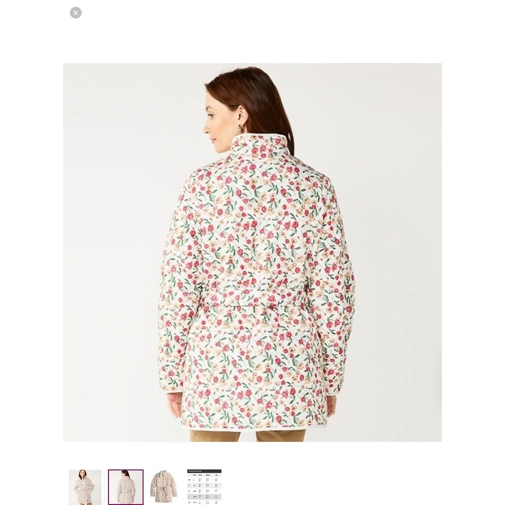 DRAPER‎ JAMES FLORAL QUILTED JACKET